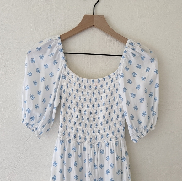 Faithfull the Brand Galicia Floral Minidress X-Small XS - Picture 11 of 15